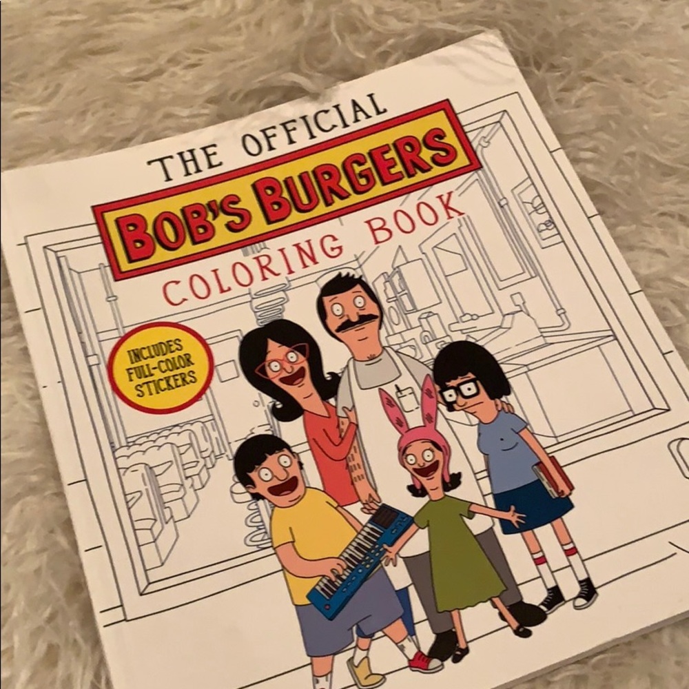 bobs burgers coloring book